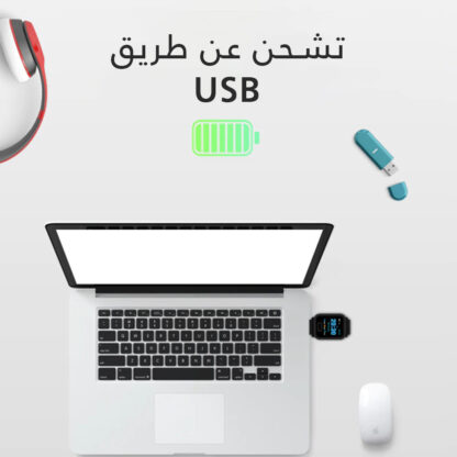 ⁦Smart Bracelet LH719 أسود⁩ - الصورة ⁦3⁩