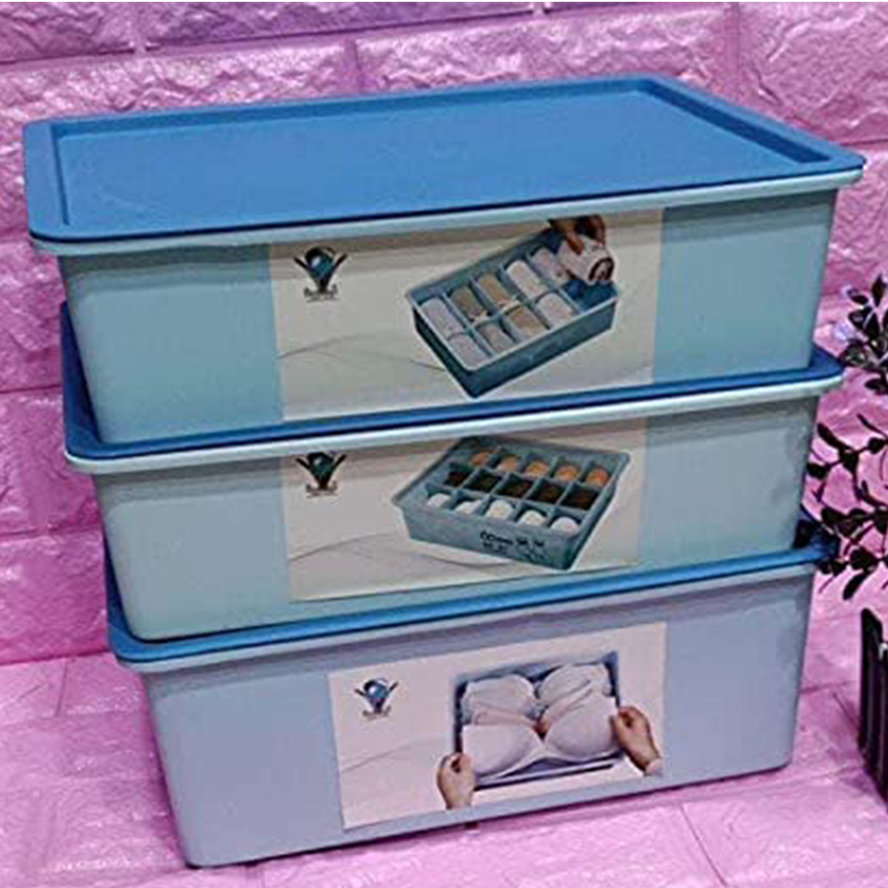 منظم ملابس ثلاث قطع بلاستيك - الصورة 5