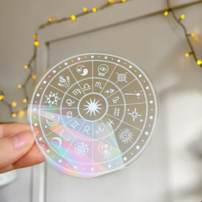 ⁦• عرض قطعتين استيكر اضاءات الشمس Sun Catcher⁩ - الصورة ⁦5⁩