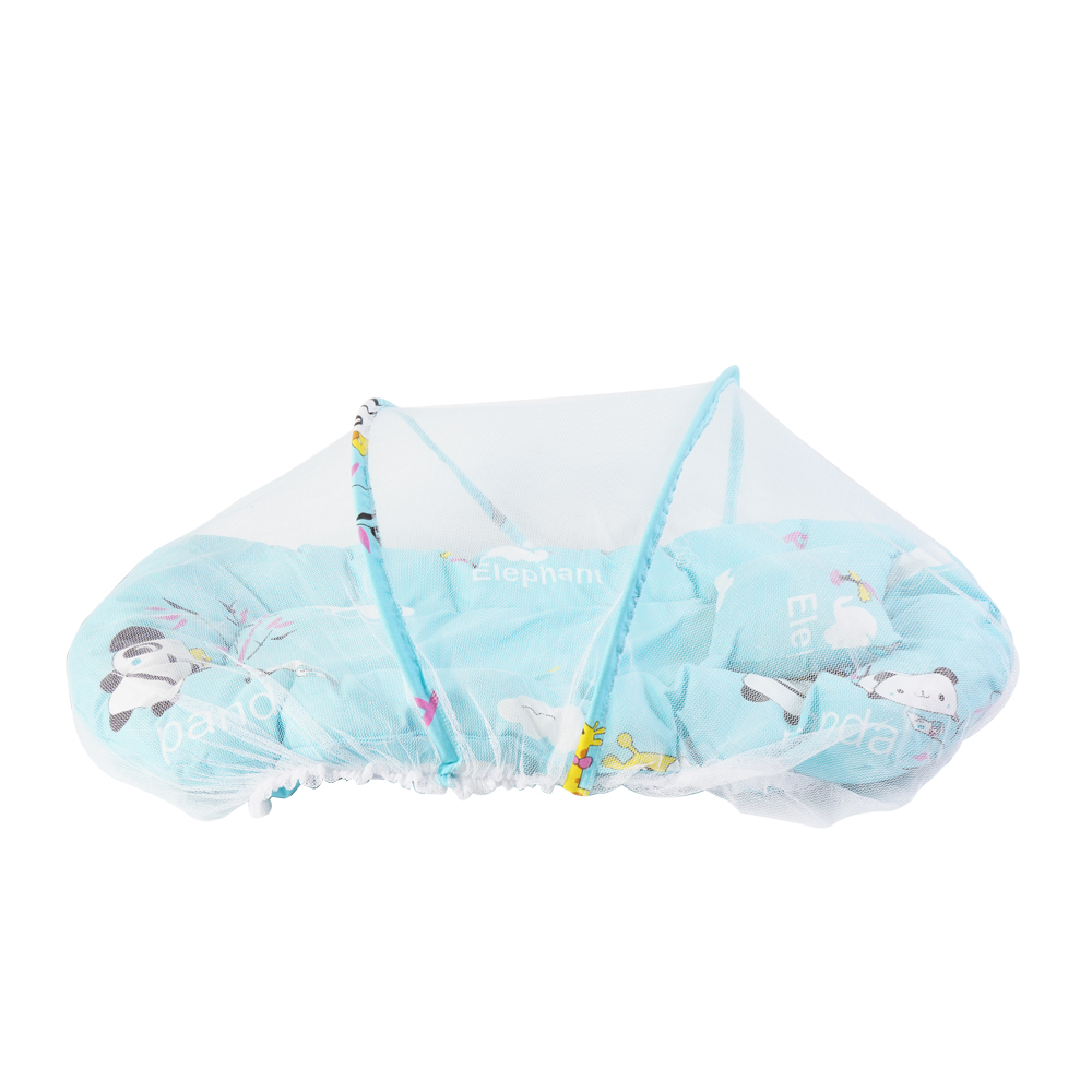 ناموسيه وسرير لطفل ازرق سماوي - الصورة 4