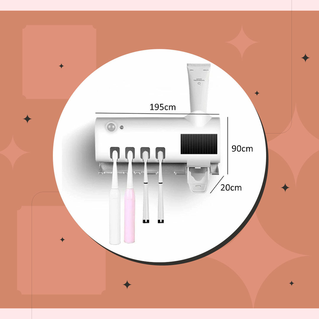 حامل و معقم فرش الأسنان