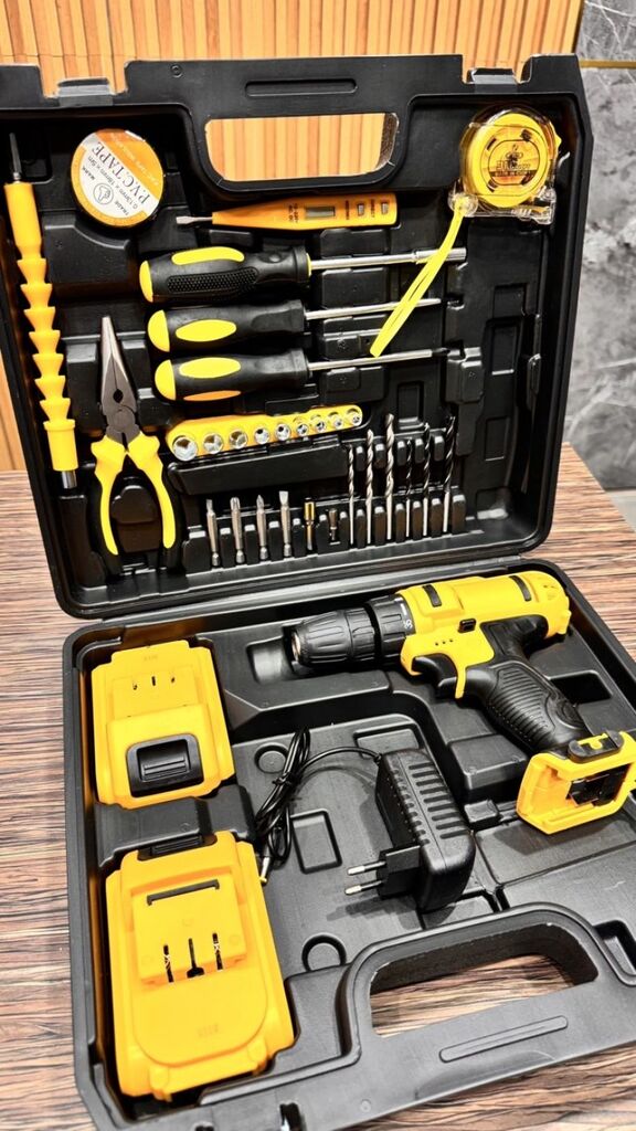 • شنيور لاسلكى ببطاريتين 24 فولت 33 قطعة - الصورة 6