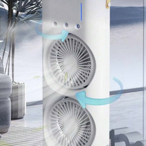 مروحة و فواحة Double Fan الترند