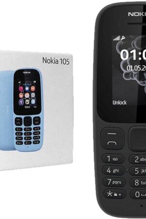 موبايل نوكيا 105 - بشريحتين - اسود - Nokia 105