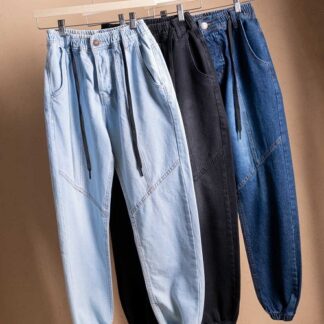 شروال جينز شبابي مريح وعصري - Sherwal Jeans V27