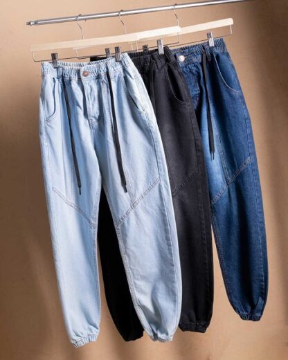 شروال جينز شبابي مريح وعصري - Sherwal Jeans V27