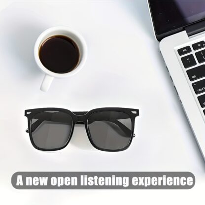 ⁦• Smart Glasses Bluetooth with Speakers⁩ - الصورة ⁦4⁩