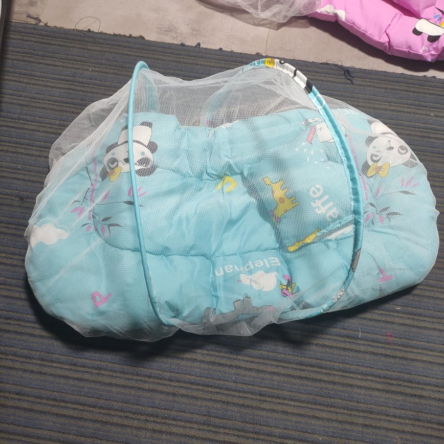 ناموسيه وسرير لطفل ازرق سماوي - الصورة 6