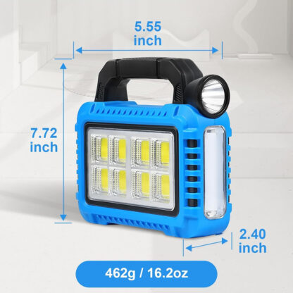 ⁦• كشاف طاقة شمسية Solar multifunctional⁩ - الصورة ⁦4⁩