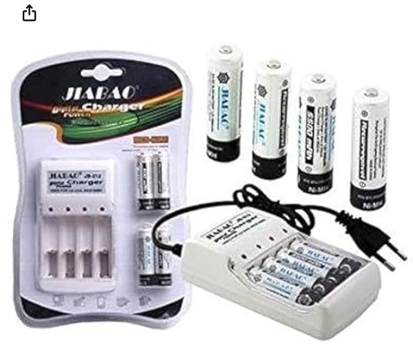 "	شاحن بطاريات + مجموعة بطاريات" - الصورة 2