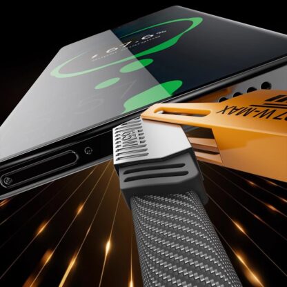⁦•        كابل شاحن USB متعدد 15 سم، شحن سريع 65 واط 3 في 1  (Lightning, Type-C & Micro USB)⁩ - الصورة ⁦5⁩