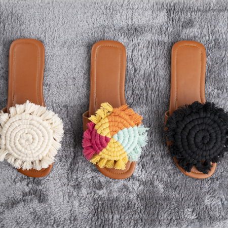 flower slippers