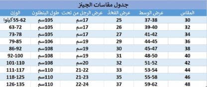 ⁦بنطلون جبردين خامة جبردين رباعية مستوردة⁩ - الصورة ⁦2⁩